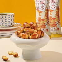 来伊份饼干下午茶休闲小吃零食 海盐焦糖味碱水面包丁35g