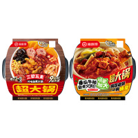 海底捞自热火锅速食懒人快餐食品超大锅三荤五素+超大锅番茄牛腩