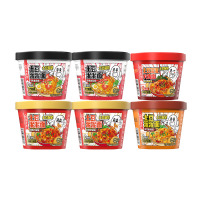 海底捞土豆泥面方便速食孜然麻辣味+川辣火锅味+浓香番茄味+韩式甜辣味