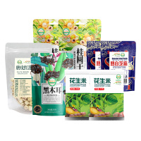 鹤来香无芯莲子花生米桂圆干东北春木耳熟白芝麻