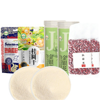 鹤来香熟南瓜籽仁大黄米粉金银花红芸豆桂圆干组合套餐