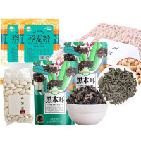 鹤来香荞麦粉白芸豆豌豆东北春木耳东北秋木耳组合套餐