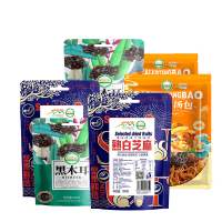 鹤来香东北春木耳东北秋木耳纯菌菇熟白芝麻组合套餐