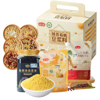 燕之坊有机豆浆料+有机黑米+有机红小豆+有机黄小米