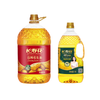 长寿花金胚玉米油1L + 花生油5L