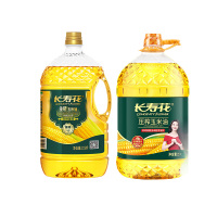 长寿花金胚玉米油2.5L + 压榨玉米油5L