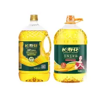 长寿花金胚玉米油2.5L + 压榨玉米油5L