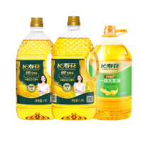 长寿花金胚玉米油1L + 金胚玉米油1.8L + 一级大豆油5L