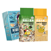溢田和粮三十日粥礼盒75g*30袋/盒+有机小米(简)490g+有机八宝米(简)500g