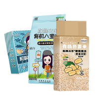 溢田和粮三十日粥礼盒75g*30袋/盒+溢小妹系列有机八宝米1kg+有机燕麦米(简)440g