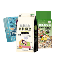 溢田和粮三十日粥礼盒75g*30袋/盒+溢小妹系列有机绿豆980g+有机八宝米(简)500g