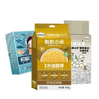 溢田和粮三十日粥礼盒75g*30袋/盒+溢小妹系列有机小米990g+有机粥米(简)500g