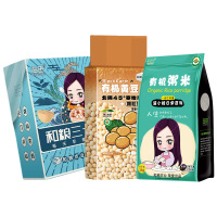 溢田和粮三十日粥礼盒75g*30袋/盒+溢小妹系列有机粥米1kg+有机黄豆(简)400g