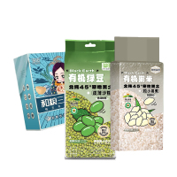 溢田和粮三十日粥礼盒75g*30袋/盒+有机绿豆(简)490g+有机粥米(简)500g