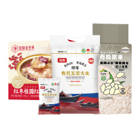 溢田有机糯米(简)500g+红枣桂圆红豆燕窝粥(252g)+有机五常大米250g*20袋(有机)
