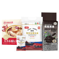 溢田有机黑米(简)485g+红枣桂圆红豆燕窝粥(252g)+有机五常大米250g*20袋(有机)