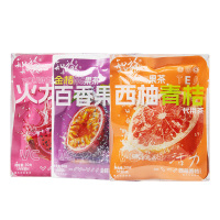 知福西柚青桔50g+火龙果柠檬50g+金桔百香果柠檬茶60g
