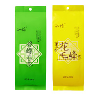 知福茉莉花绿茶雨前黄山毛峰茶浓香型袋装200克+碧螺春绿茶炒青绿茶明前浓香型新茶袋装200g