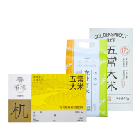 金小稻五常大米盒装1kg+东北香米袋装2.5kg+精品有机五常大米原粮稻花香2号高端礼盒5kg