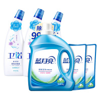 蓝月亮洗衣液组合+洁厕液v8