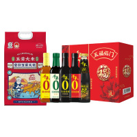 千禾五福临门平安+五常大米(袁谷五常大米) 5kg