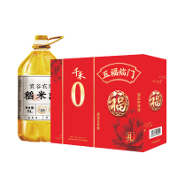 千禾五福临门平安+隆平农场稻米油5L