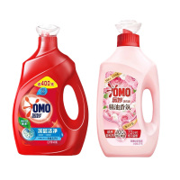 奥妙玫瑰山茶花洗衣液2kg+深层洁净洗衣液3.2kg
