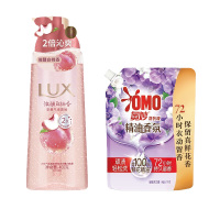 力士微醺白桃沐浴露400g+奥妙幽莲木兰洗衣液1kg