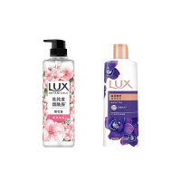 力士樱花沐浴露550g+体验装350g