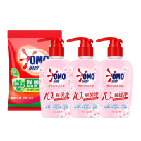 奥妙除菌除螨洗衣液4kg+酵素内衣洗衣液300g*3