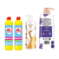 力士赋活炫亮750g+沐浴露550g+雕牌搞笑洗洁精500g*2