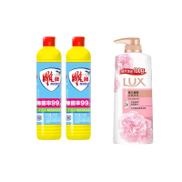 力士恒久嫩肤500g沐浴露+雕牌高效洗洁精500g*2