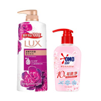 奥妙酵素内衣洗衣液300g+力士迷情芍药香500g沐浴露