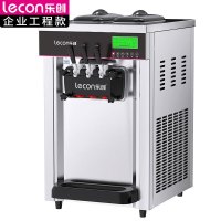 乐创lecon 冰淇淋机 LC-DK-8218T 软质冰淇淋机 台式 机械式
