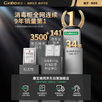 康宝(canbo)消毒柜 商用双开门大容量 高温二星级 立式幼儿园餐具碗筷杯子消毒碗柜 XDR150-YT3