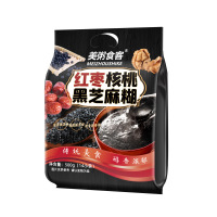 美粥食客 红枣黑芝麻糊核桃粉500g*2袋装