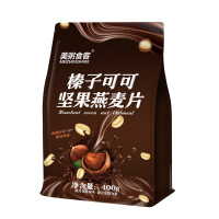 美粥食客 榛子可可坚果烘焙燕麦片400g*2袋装