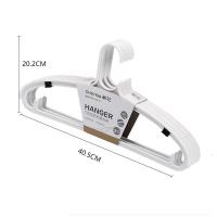 茶花(CHAHUA)衣架 宽肩晒衣架衣服撑子晾衣撑架西装塑料衣挂架 3只装 白色