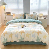 水星家纺 全棉四件套 星·繁花落枫 200cm×230cm