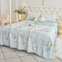 简·色生活 凉感艾草水洗夏被-星·浮萍 200cm×230cm