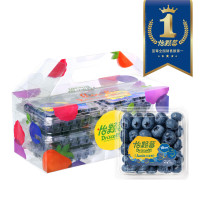 怡颗莓Driscoll's 云南蓝莓Jumbo大果18mm+ 6盒125g/盒新鲜水果礼盒