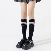 米奇喵夏装新款洋气百褶裙秋季百搭半身裙女孩学院风薄款 中筒袜5双 颜色备注