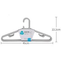 茶花(CHAHUA)大衣架防滑晾衣架子衣服架衣挂晒衣服撑子挂衣架防风46cm10支 0731