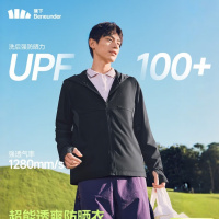 蕉下(beneunder)防晒衣男薄外套皮肤衣防紫外线透气户外钓鱼AS934漫暮黑2XL