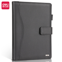 得力 3164高级活页记事本(黑)-25K-100张