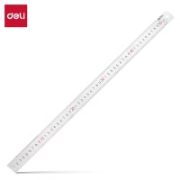 得力 8464钢直尺50cm(银、1组20把)