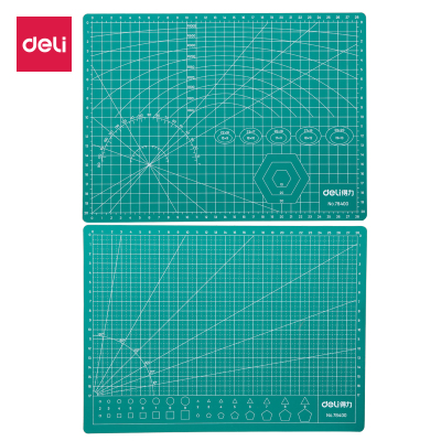 得力 78400切割垫板(绿、1组30块)