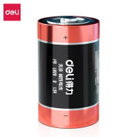 得力 LH100碱性1号电池1粒吸卡装(1组10粒)