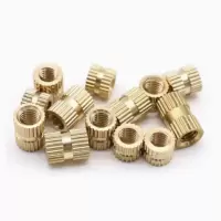 黄铜滚花螺母 M3*6*外径4mm(50个为1袋)货期一周