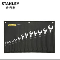 史丹利 93-613-22 公制精抛光双开口扳手组3件套 货期1周